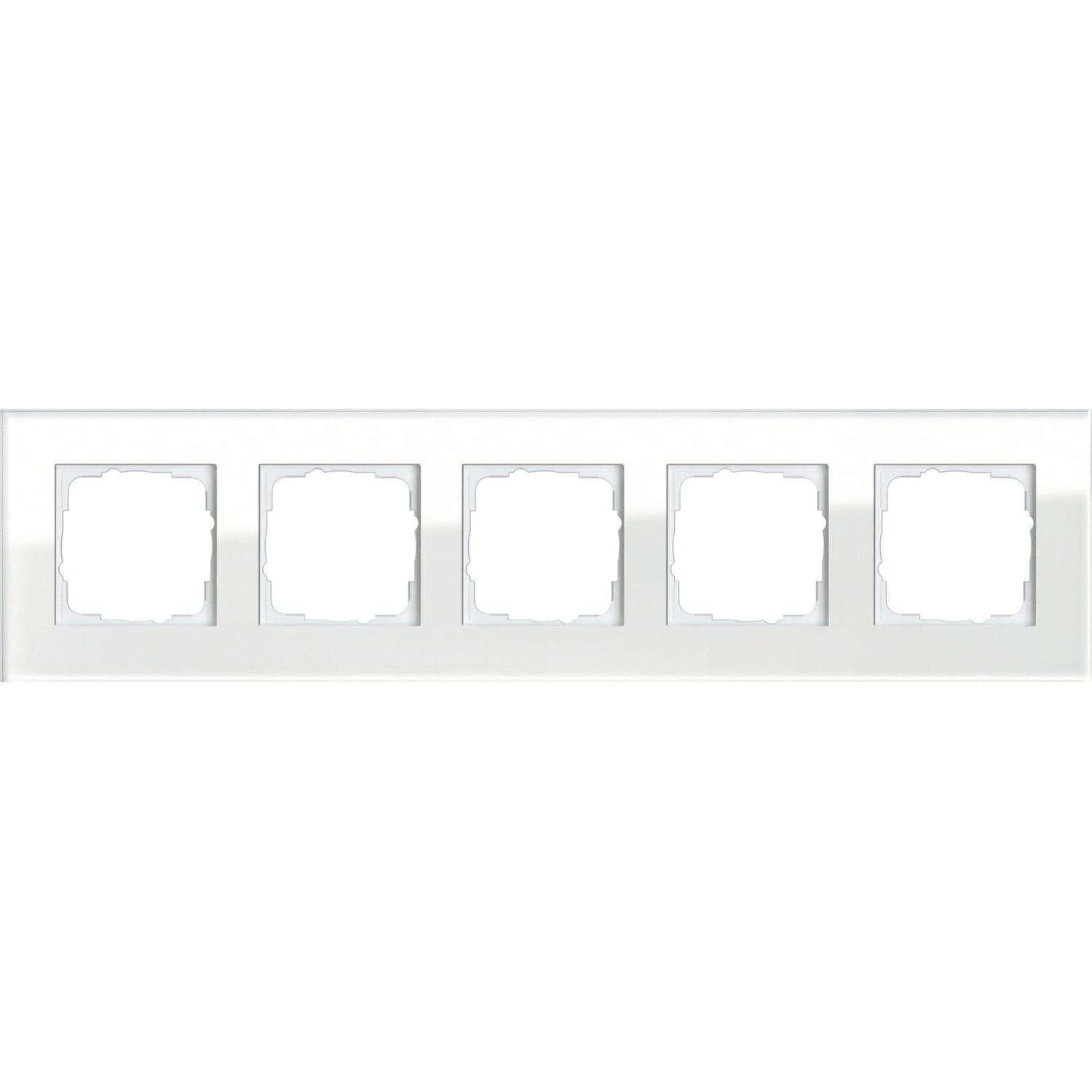 Abdeckrahmen fünffach Glas, Abdeckung – Bild 1