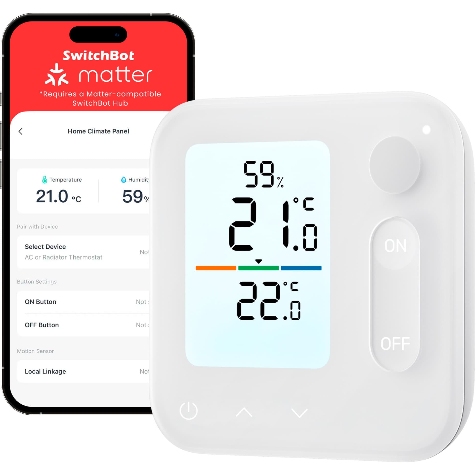 Home Climate Panel, Bedienteil – Bild 1