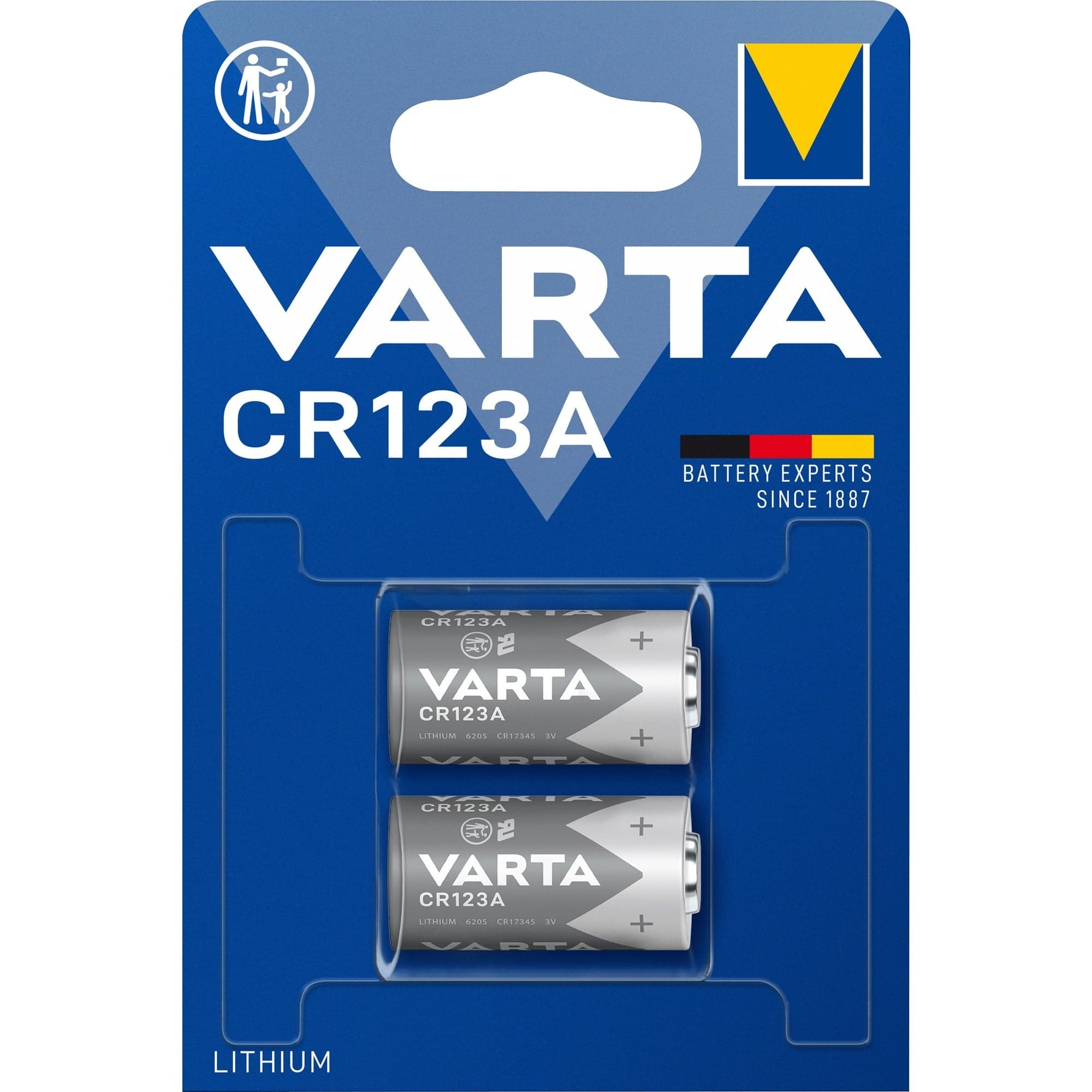 LITHIUM Cylindrical CR123A, Batterie – Bild 1