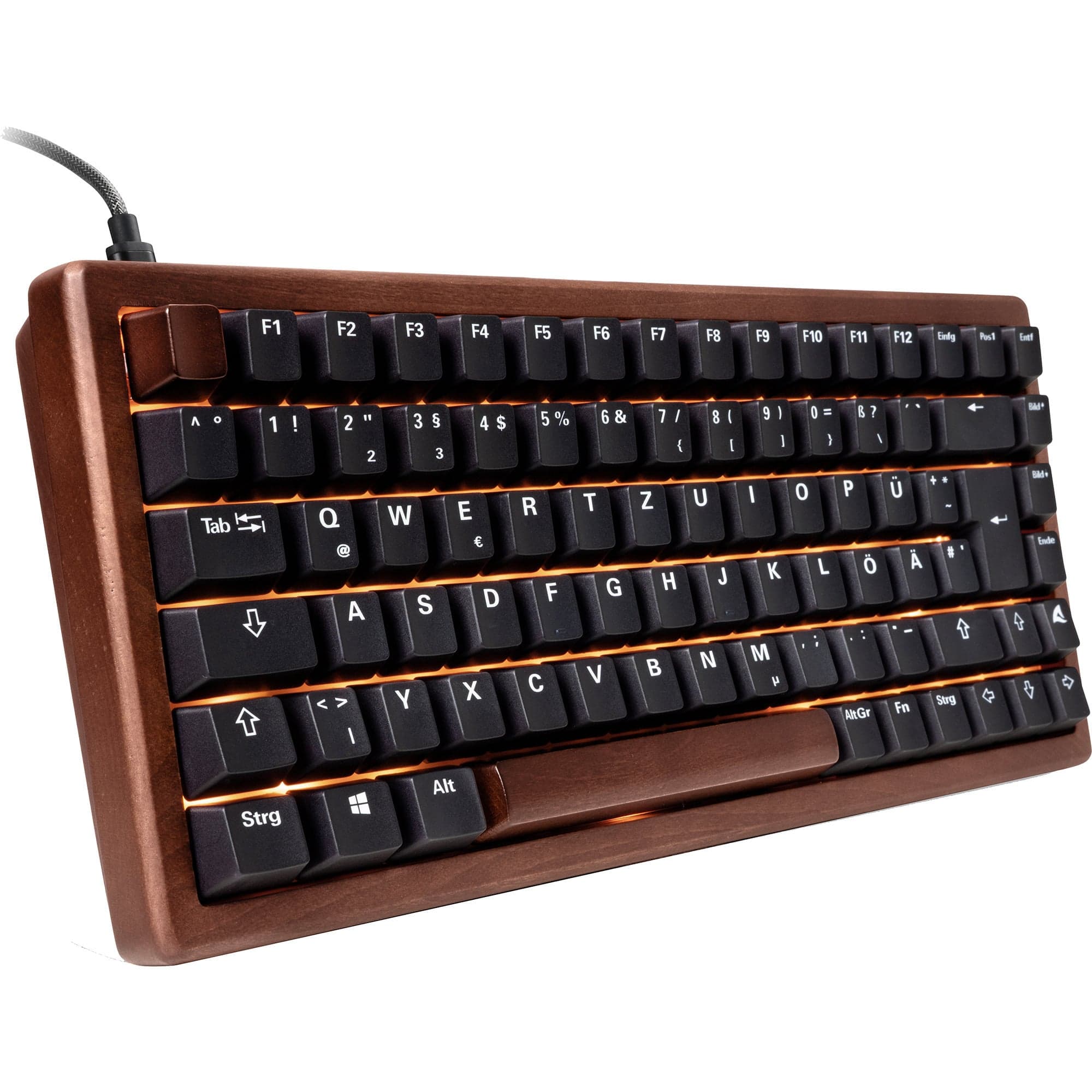 SKILLER SGK50 S3 Wood PBT, Gaming-Tastatur – Bild 1