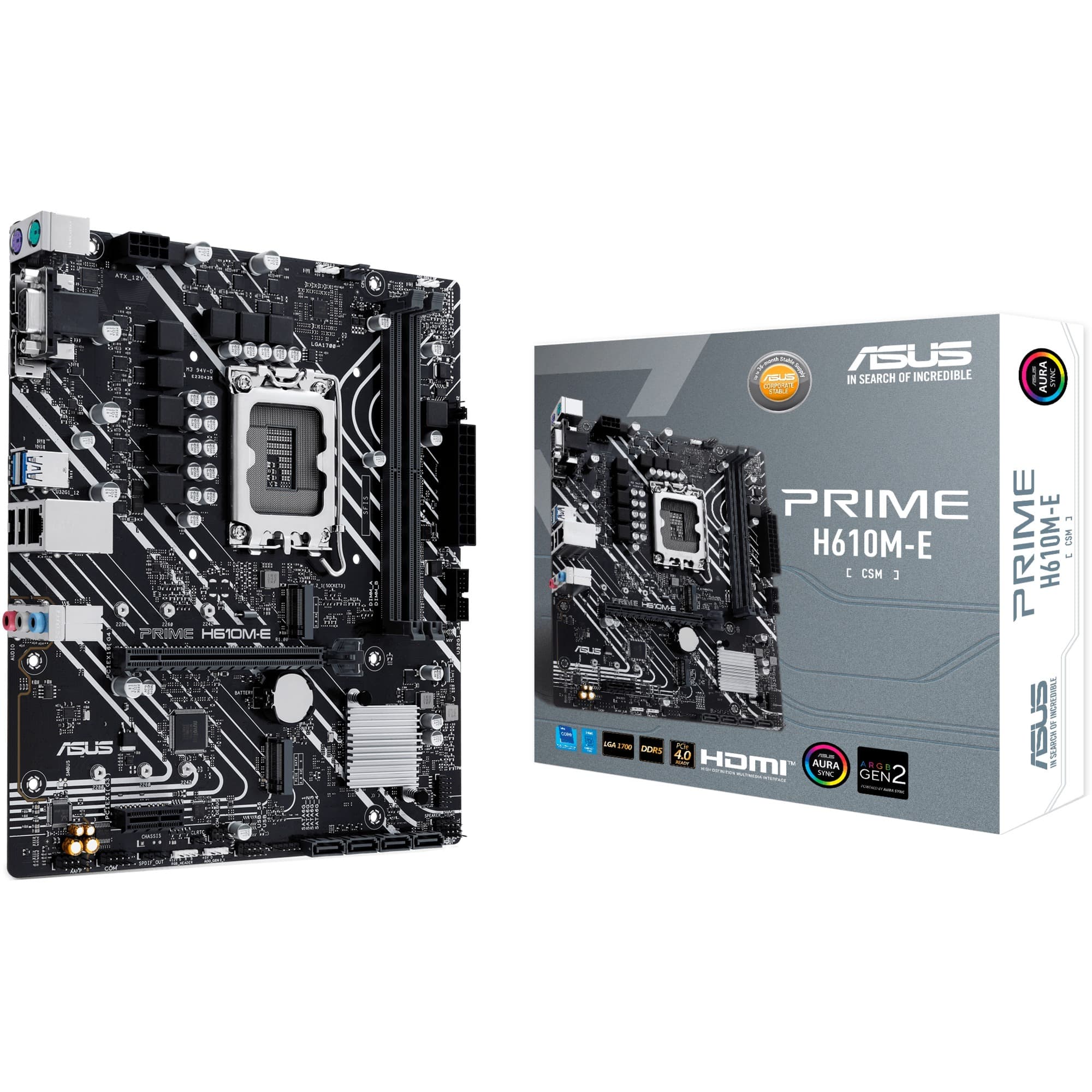 PRIME H610M-E-CSM, Mainboard
