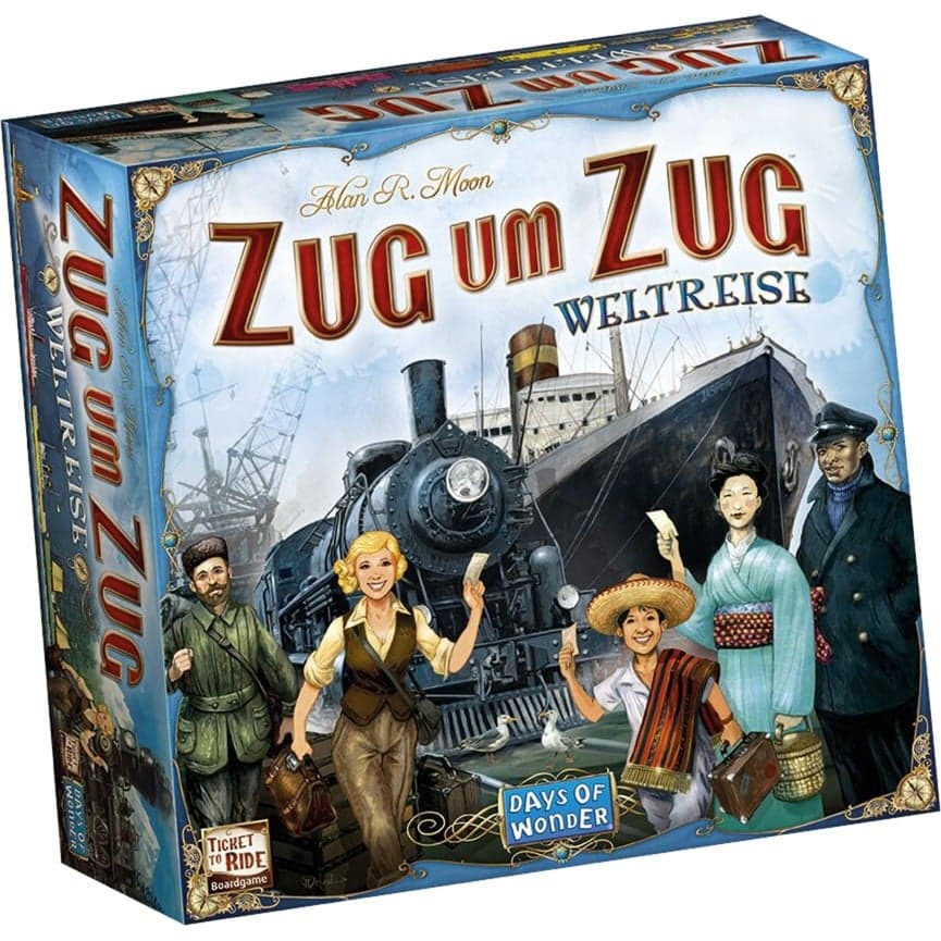 Zug um Zug Weltreise, Brettspiel – Bild 1