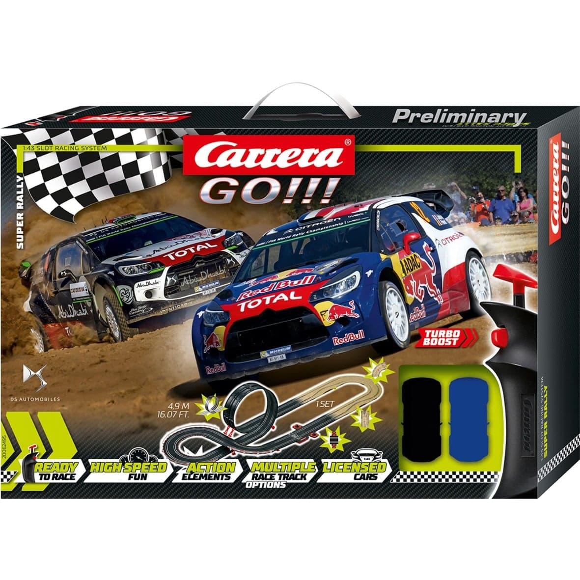 GO!!! Super Rally, Rennbahn – Bild 1