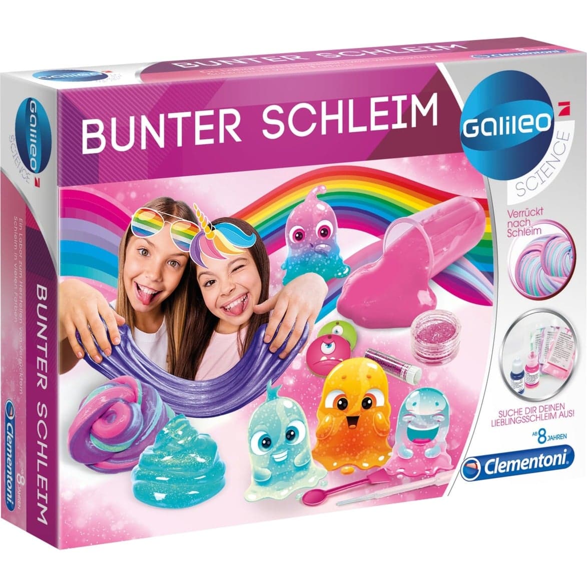 Bunter Schleim, Experimentierkasten
