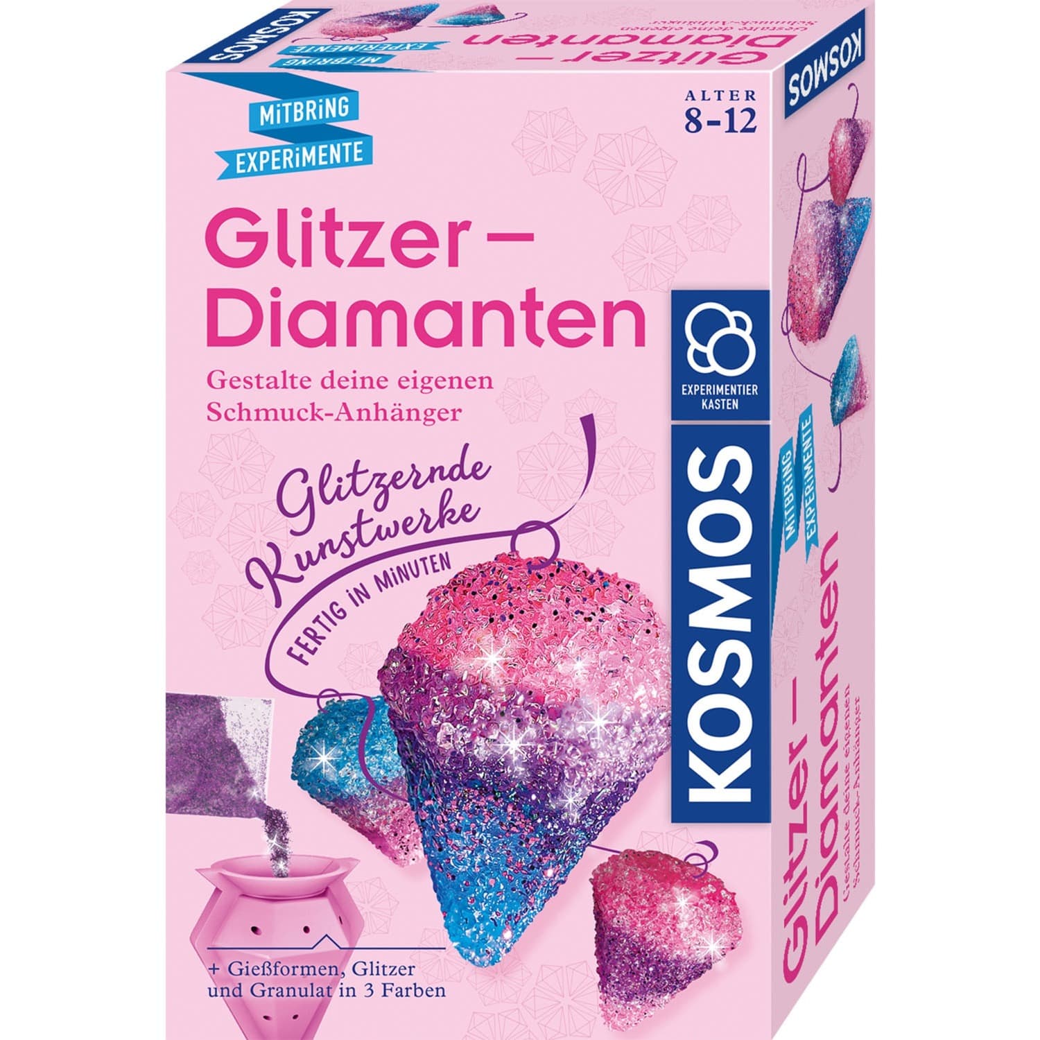 Glitzer-Diamanten, Experimentierkasten – Bild 1