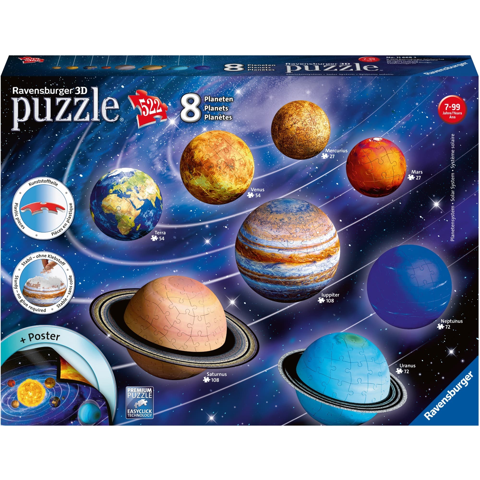 3D-Puzzle Planetensystem – Bild 1