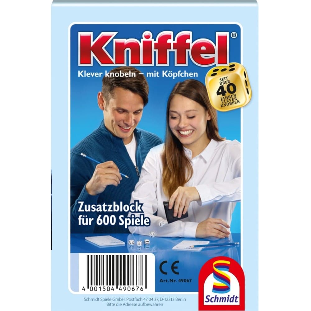 Kniffelblock, Würfelspiel