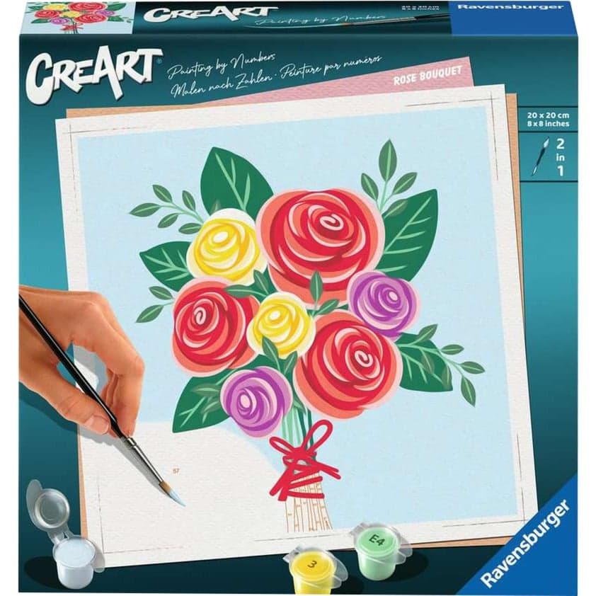 CreArt - Rosenstrauß, Malen – Bild 1