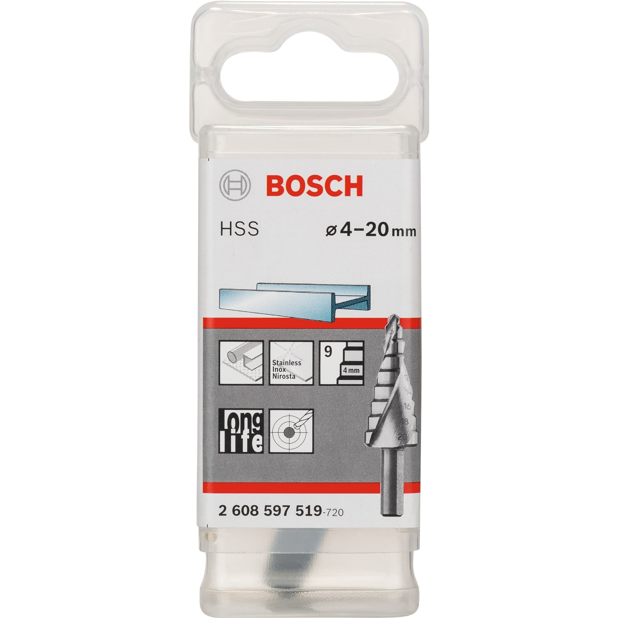 HSS-Stufenbohrer, Ø 4mm - Ø 20mm – Bild 1