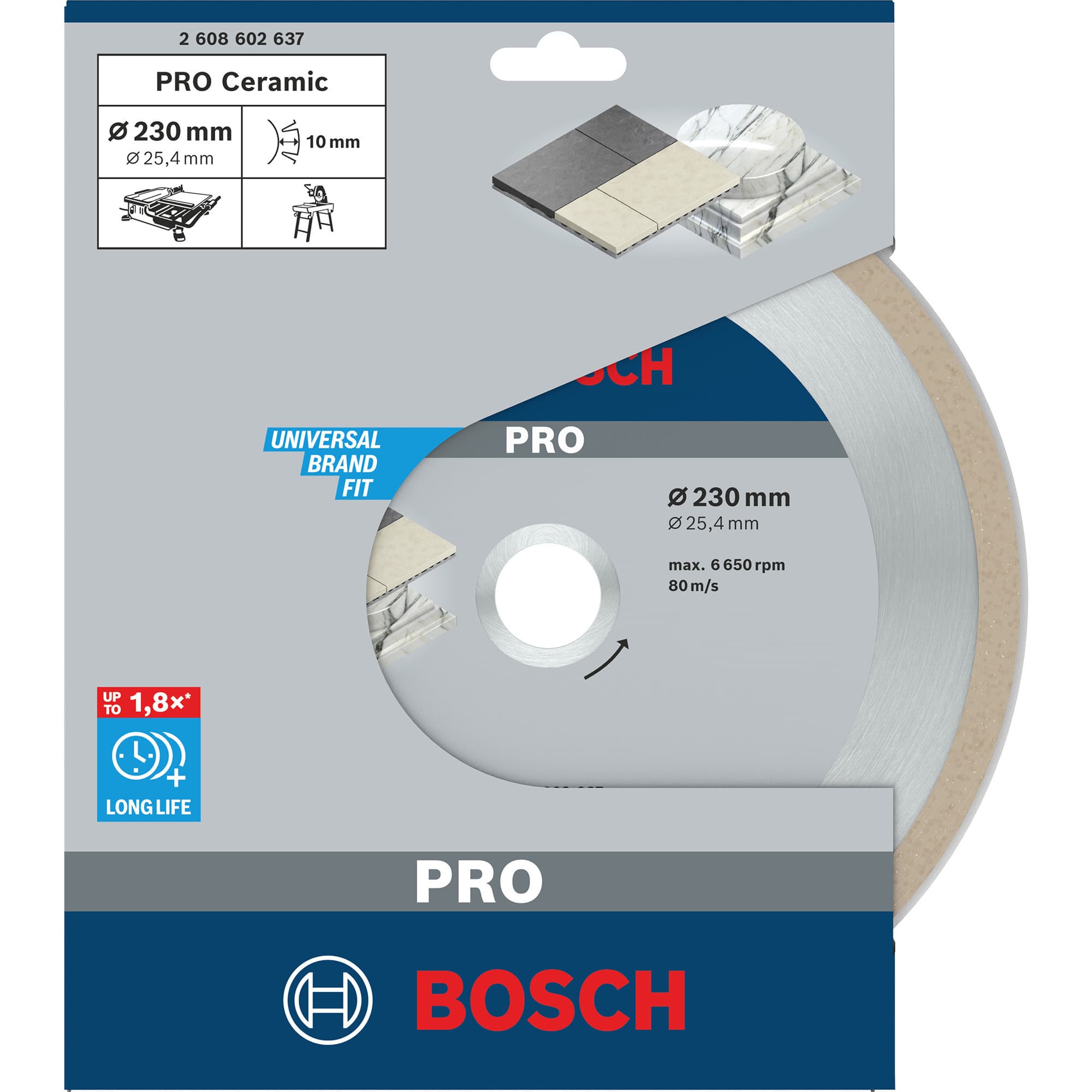 PRO Ceramic Diamant-Trennscheibe, Ø 230mm