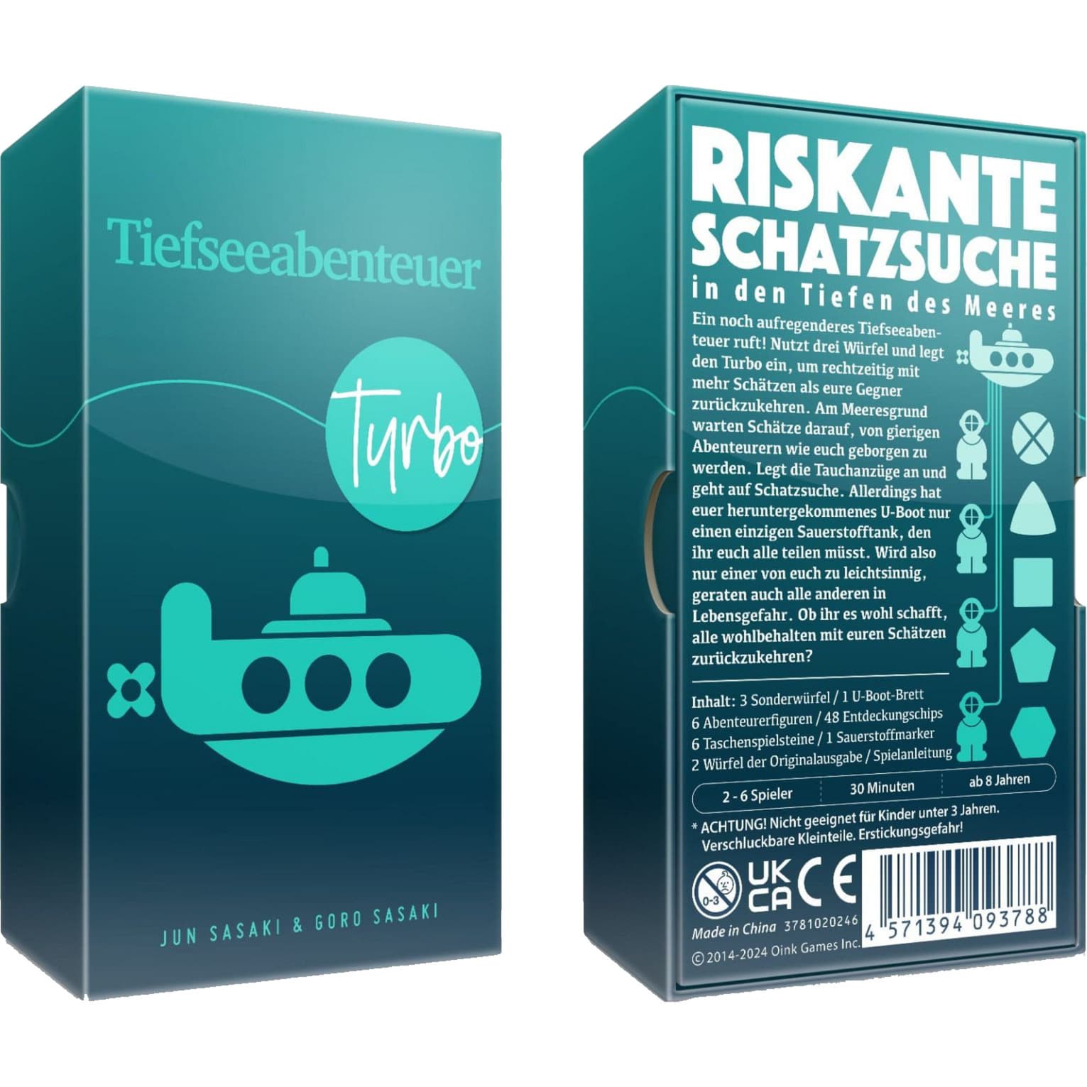 Tiefseeabenteuer Turbo, Brettspiel – Bild 1