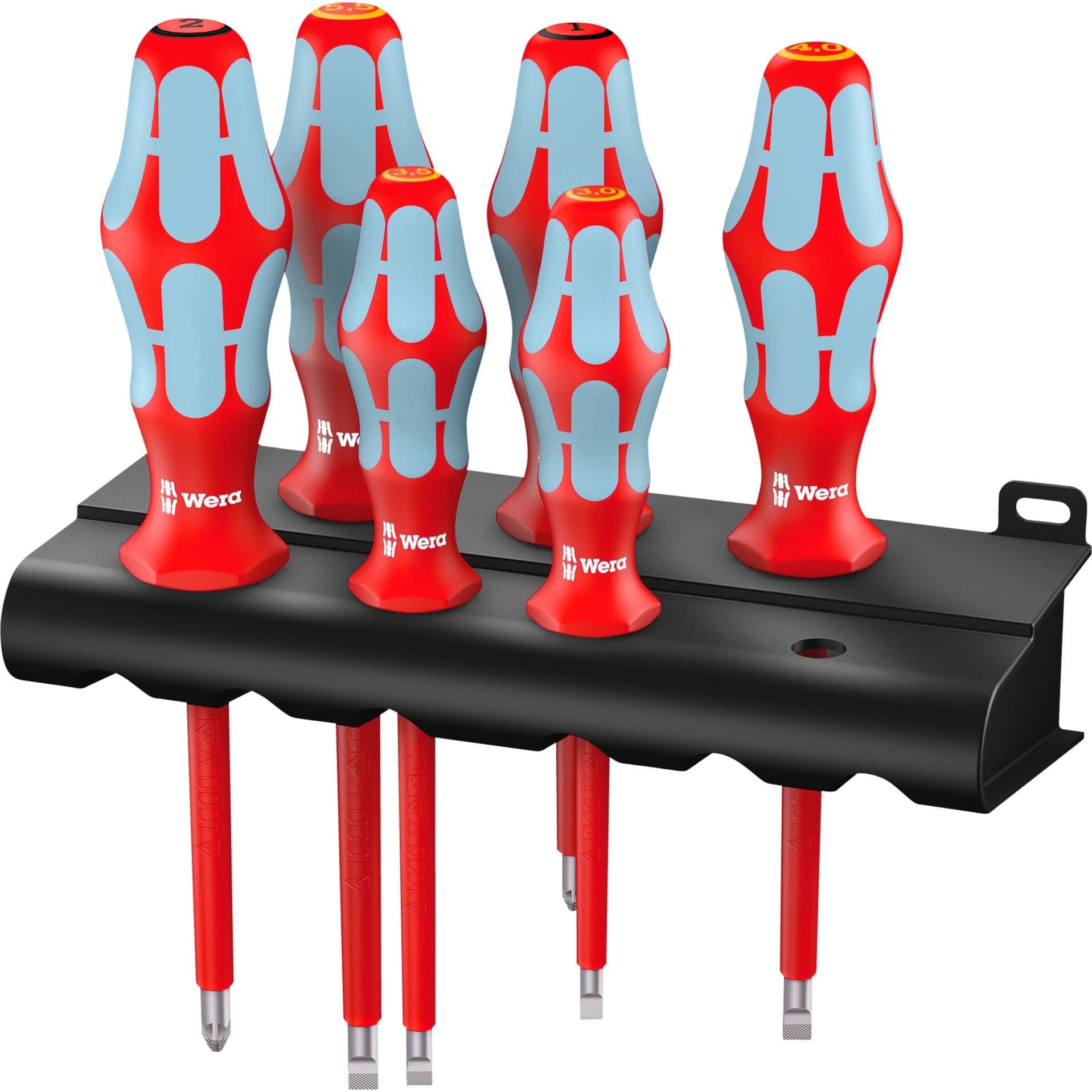 3165 i/6 Schraubendrehersatz, Edelstahl + Rack – Bild 1