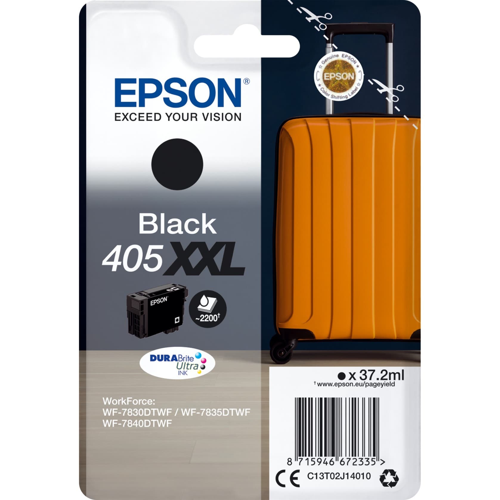 Tinte schwarz 405XXL (C13T02J14010) – Bild 1