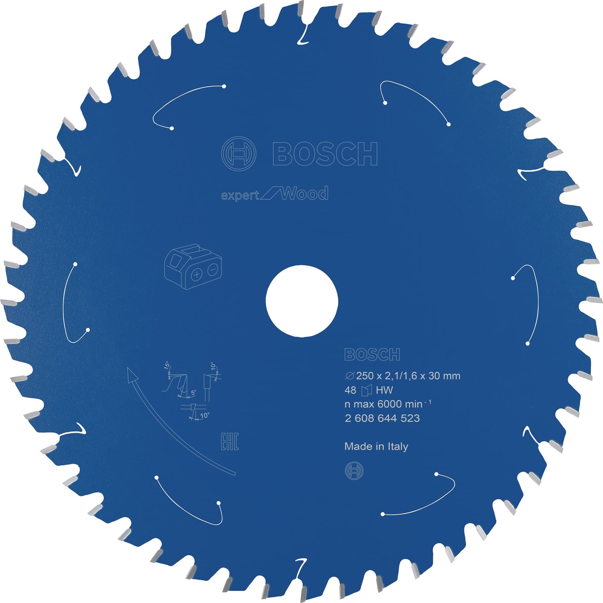 EXPERT Wood Kreissägeblatt, Ø 250mm, 48Z – Bild 1