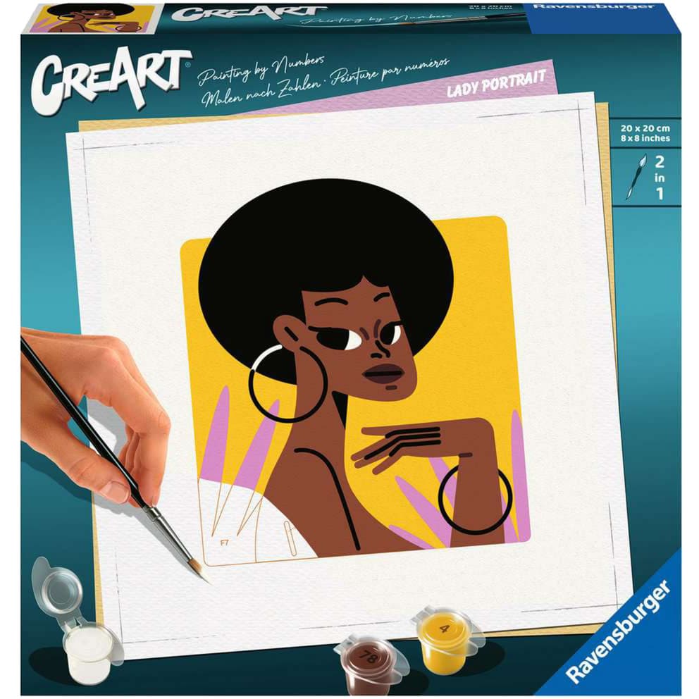CreArt - Damenportrait, Malen – Bild 1