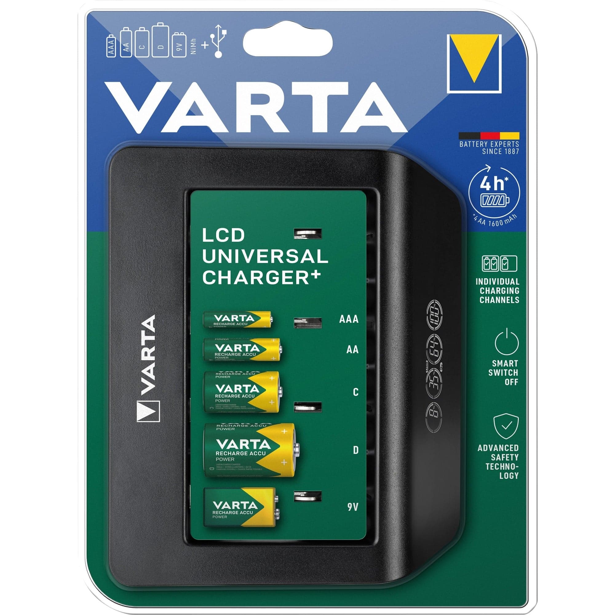 LCD Universal Charger+, Ladegerät – Bild 1