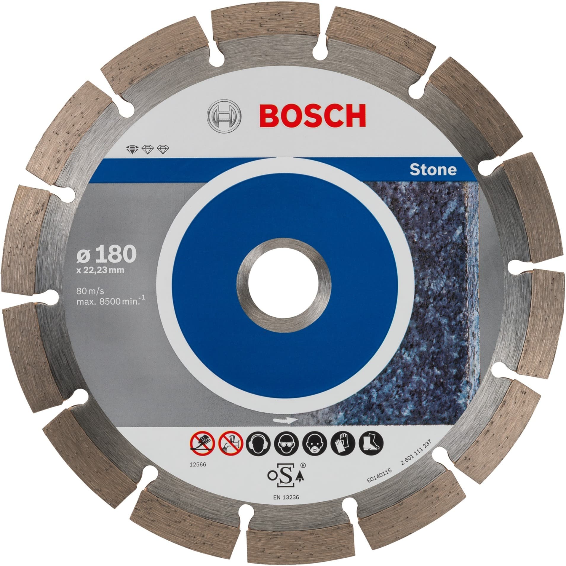 Diamanttrennscheibe Standard for Stone, Ø 180mm – Bild 1