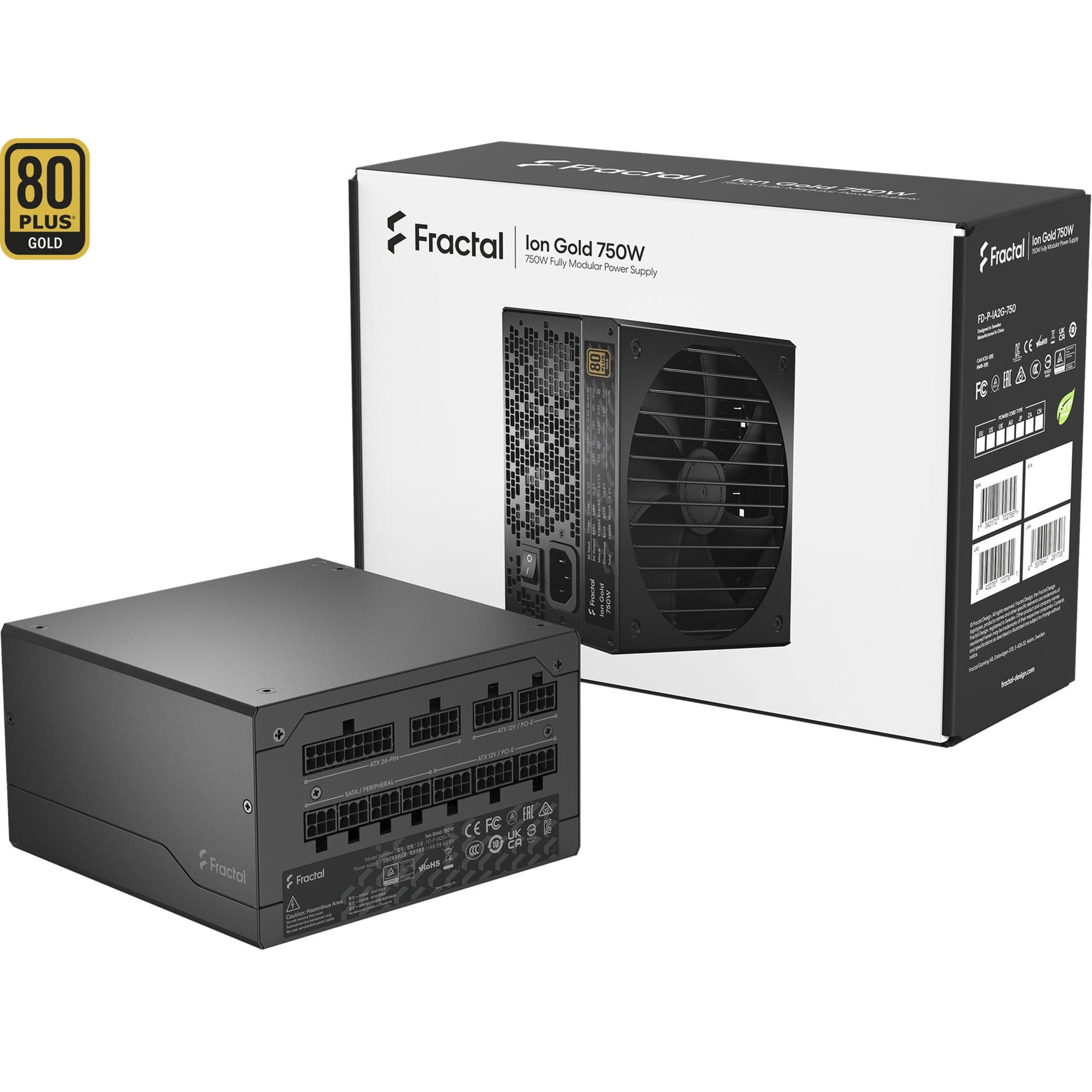 ION Gold 3 750W, PC-Netzteil – Bild 1