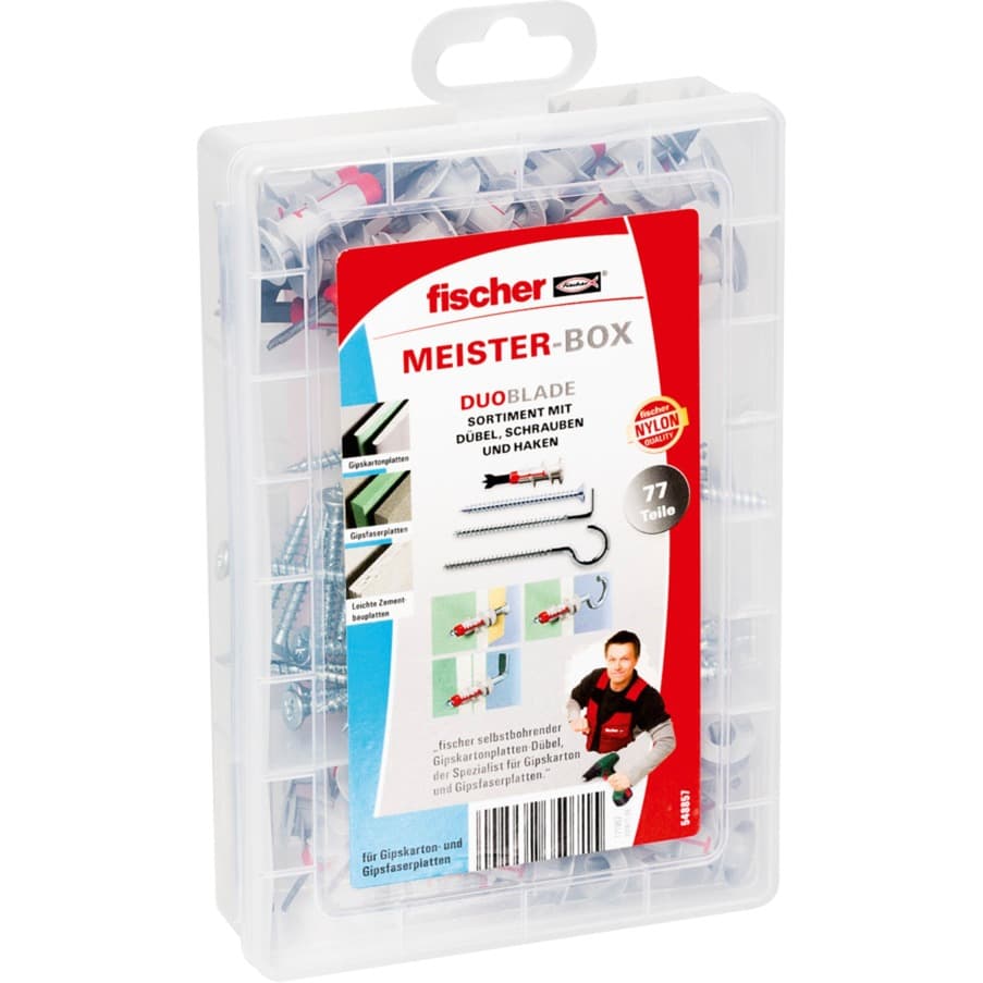 Meister-Box DUOBLADE Gipskartondübel – Bild 1