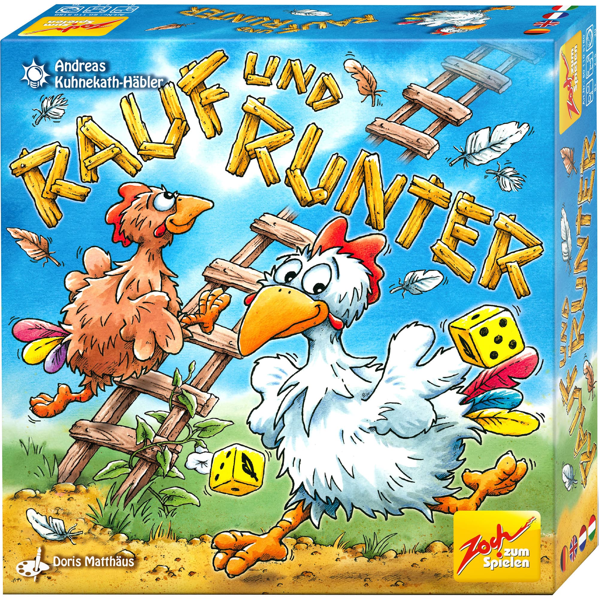 Rauf und runter, Brettspiel – Bild 1