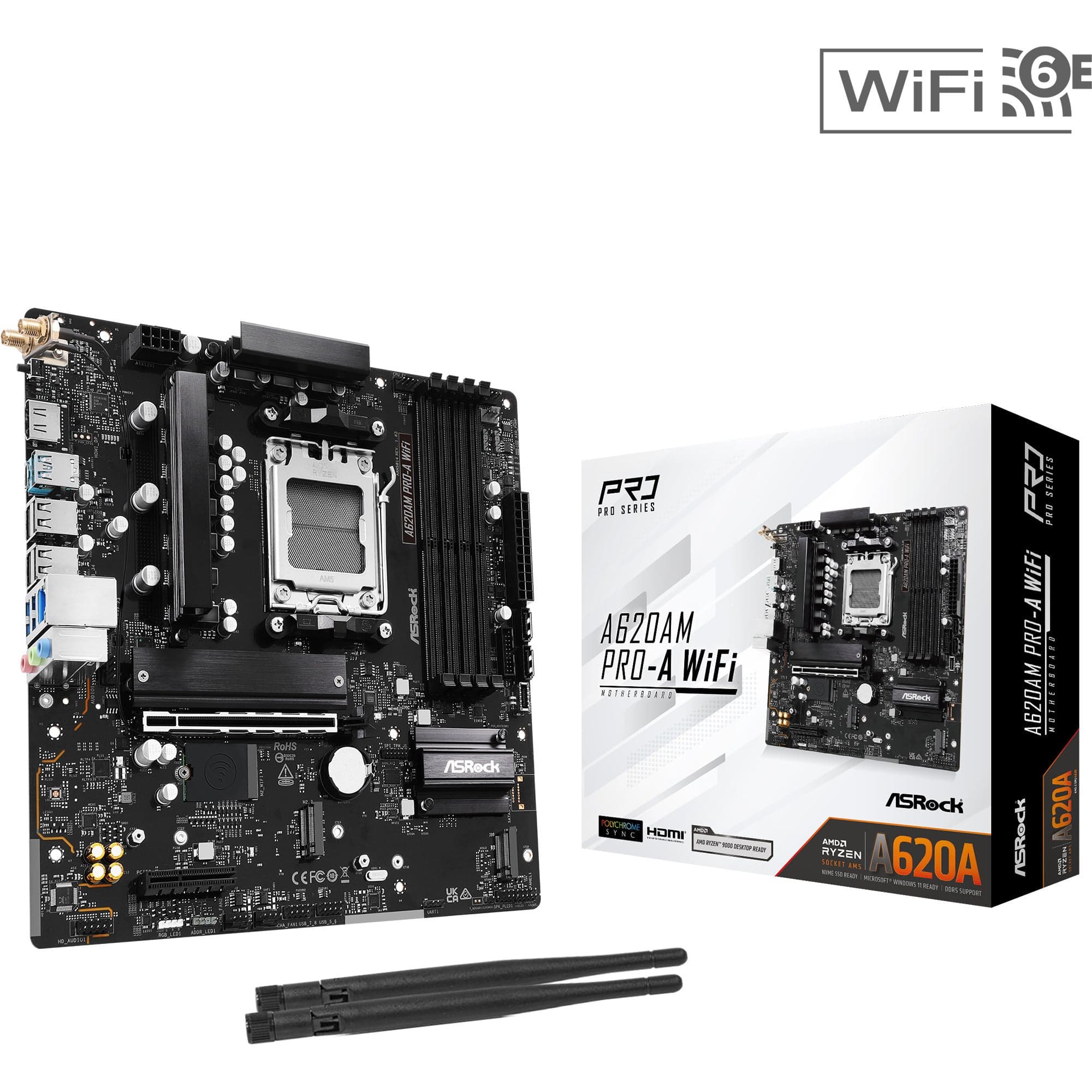 A620AM PRO-A WIFI, Mainboard – Bild 1
