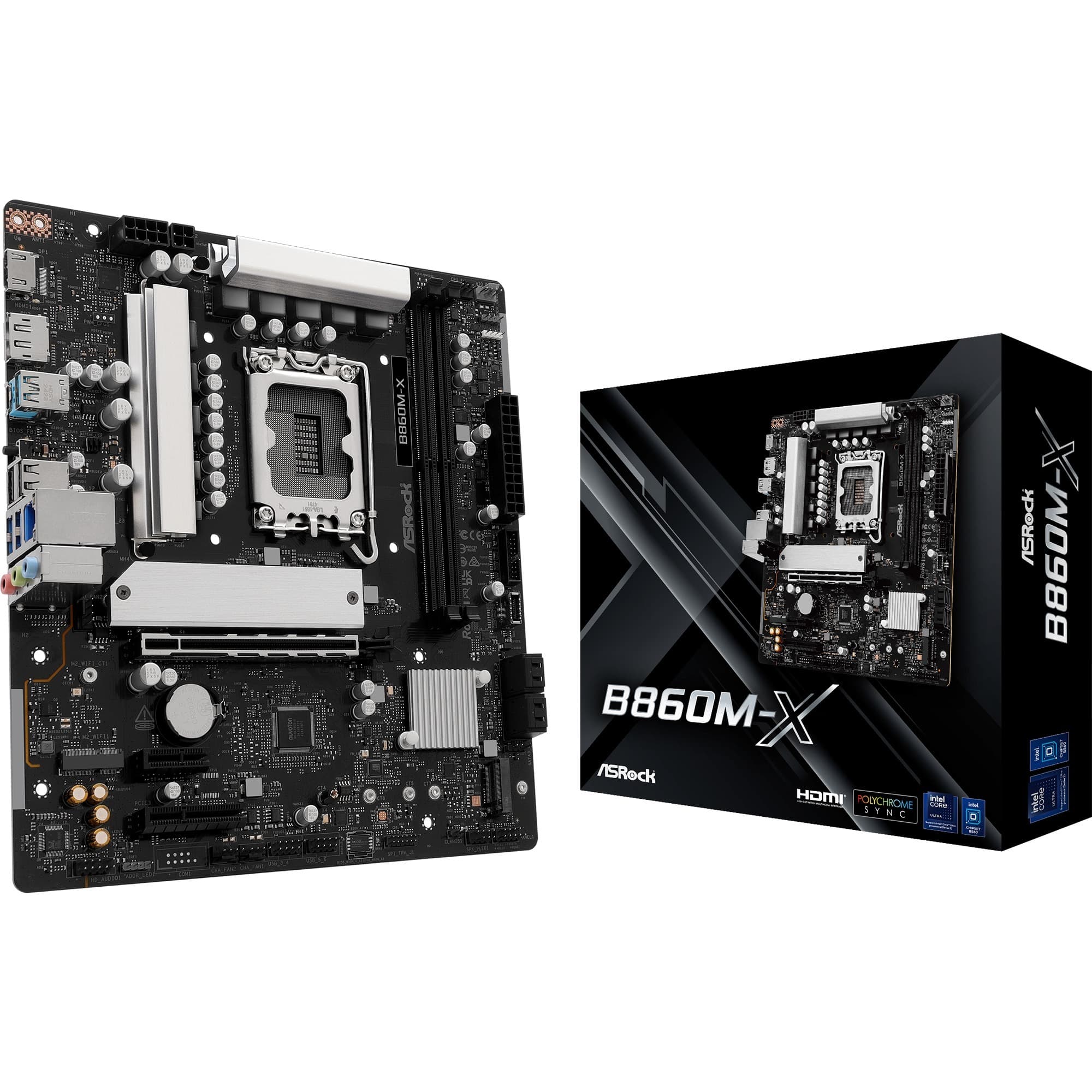 B860M-X, Mainboard – Bild 1