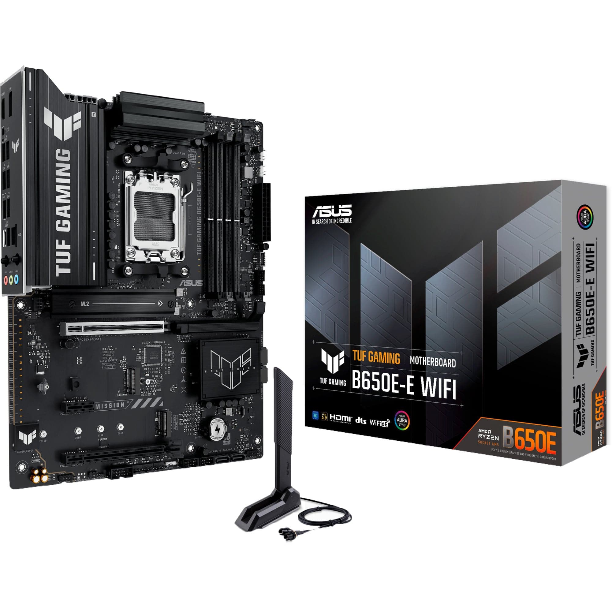 TUF GAMING B650E-E WIFI, Mainboard – Bild 1