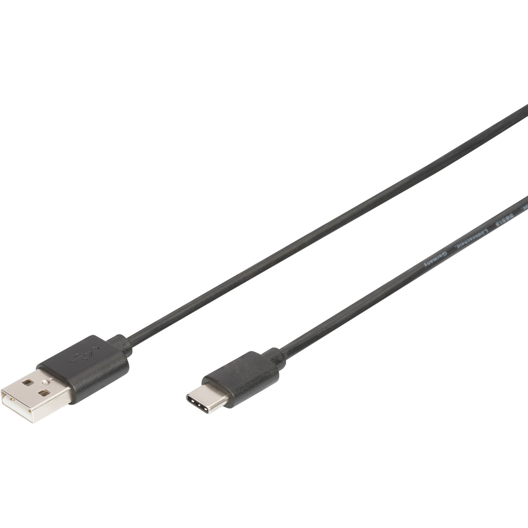 USB 2.0 Anschlusskabel USB-A > USB-C – Bild 1