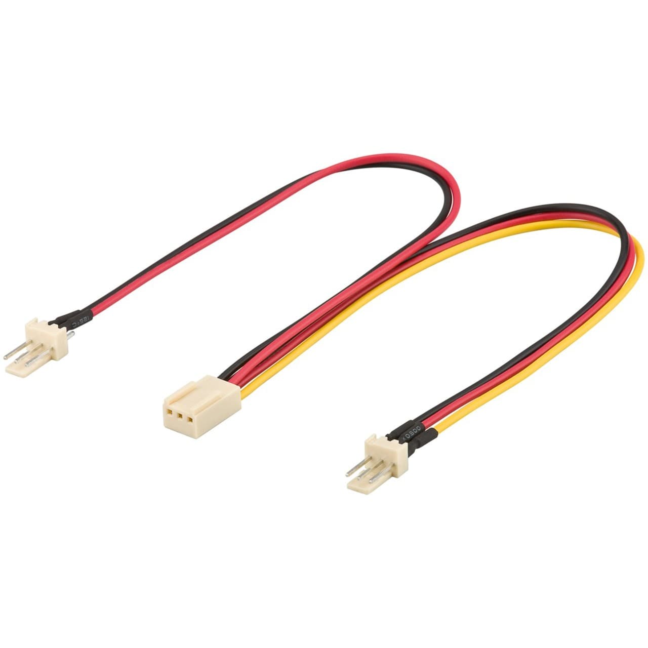 Y-Kabel 3Pin Buchse > 2x 3Pin Stecker – Bild 1