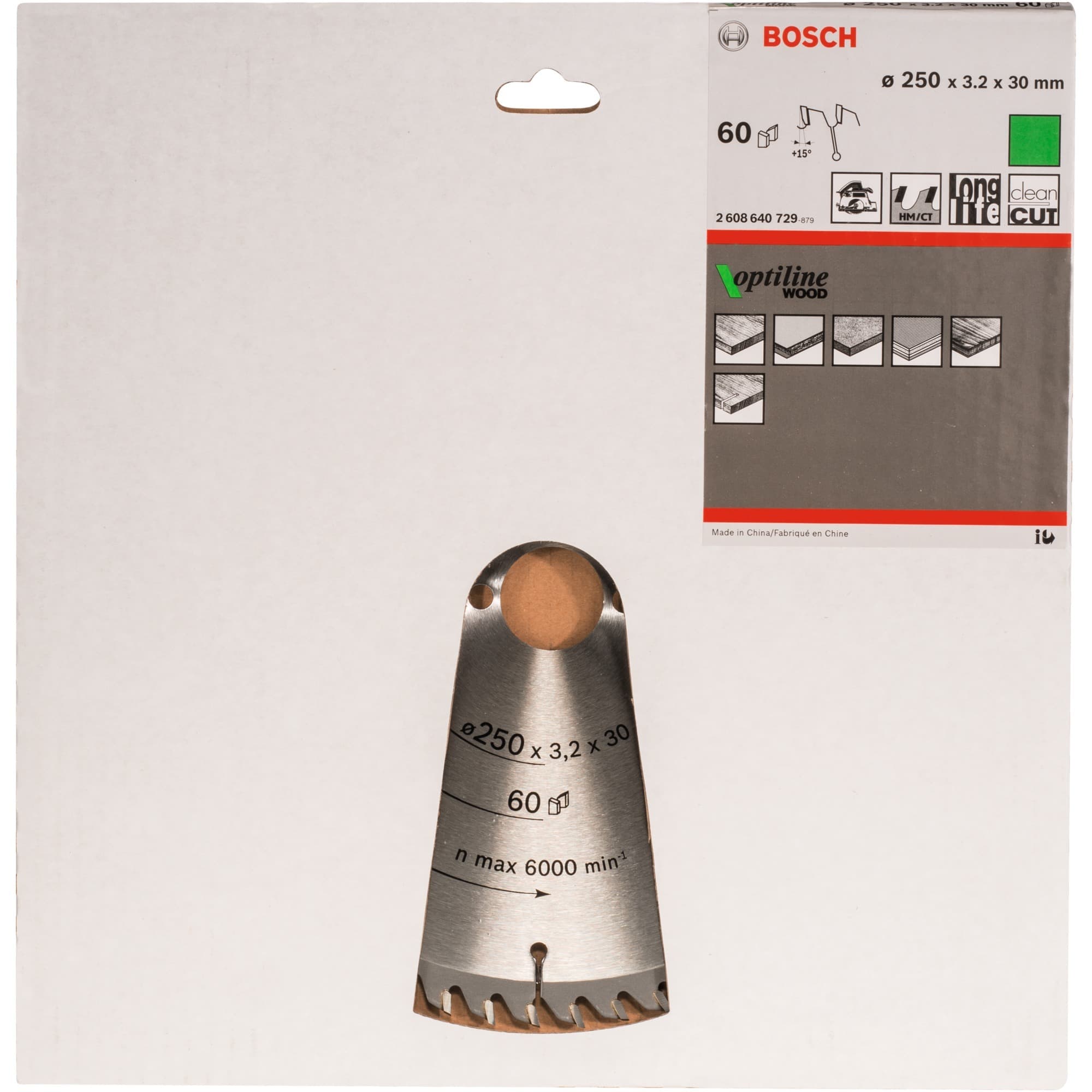 PRO Wood Kreissägeblatt, Ø 250mm, 60Z – Bild 1
