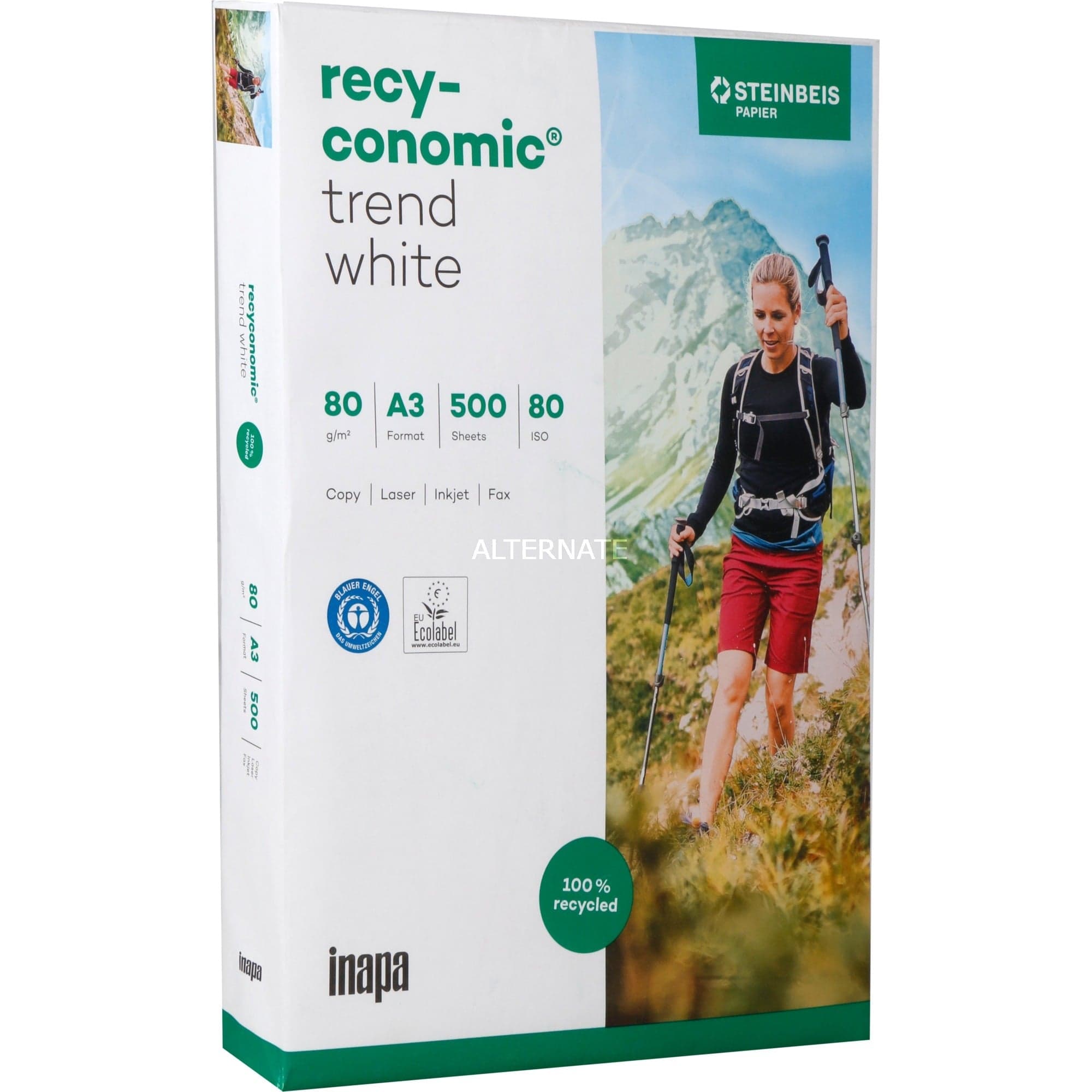 Recyconomic Trend white A3, Papier