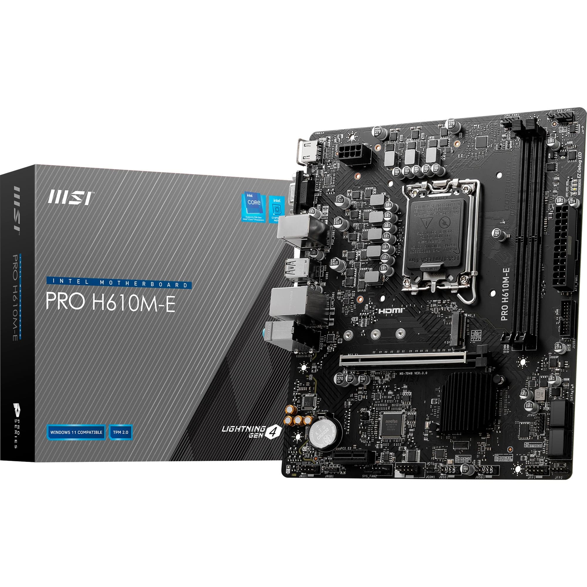 PRO H610M-E, Mainboard
