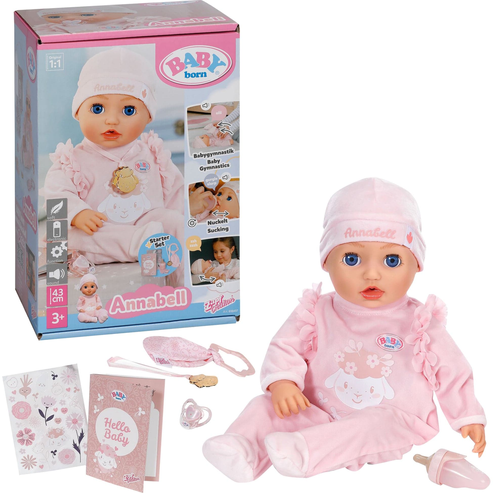 BABY born® Annabell 43cm, Puppe – Bild 1