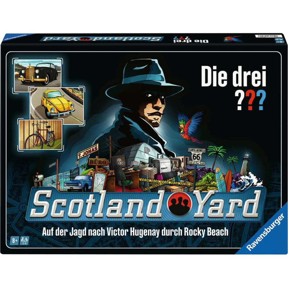 Die drei ??? Scotland Yard, Brettspiel – Bild 1