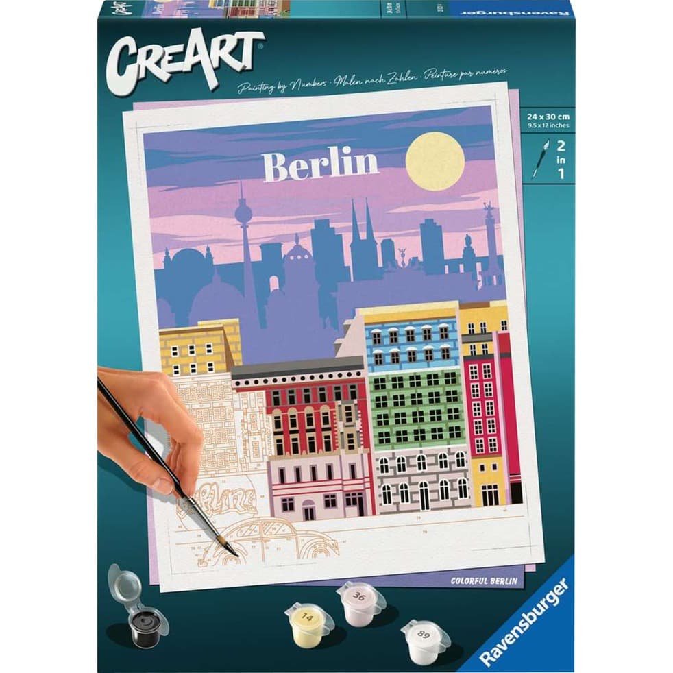 CreArt - Farbenfrohes Berlin, Malen – Bild 1