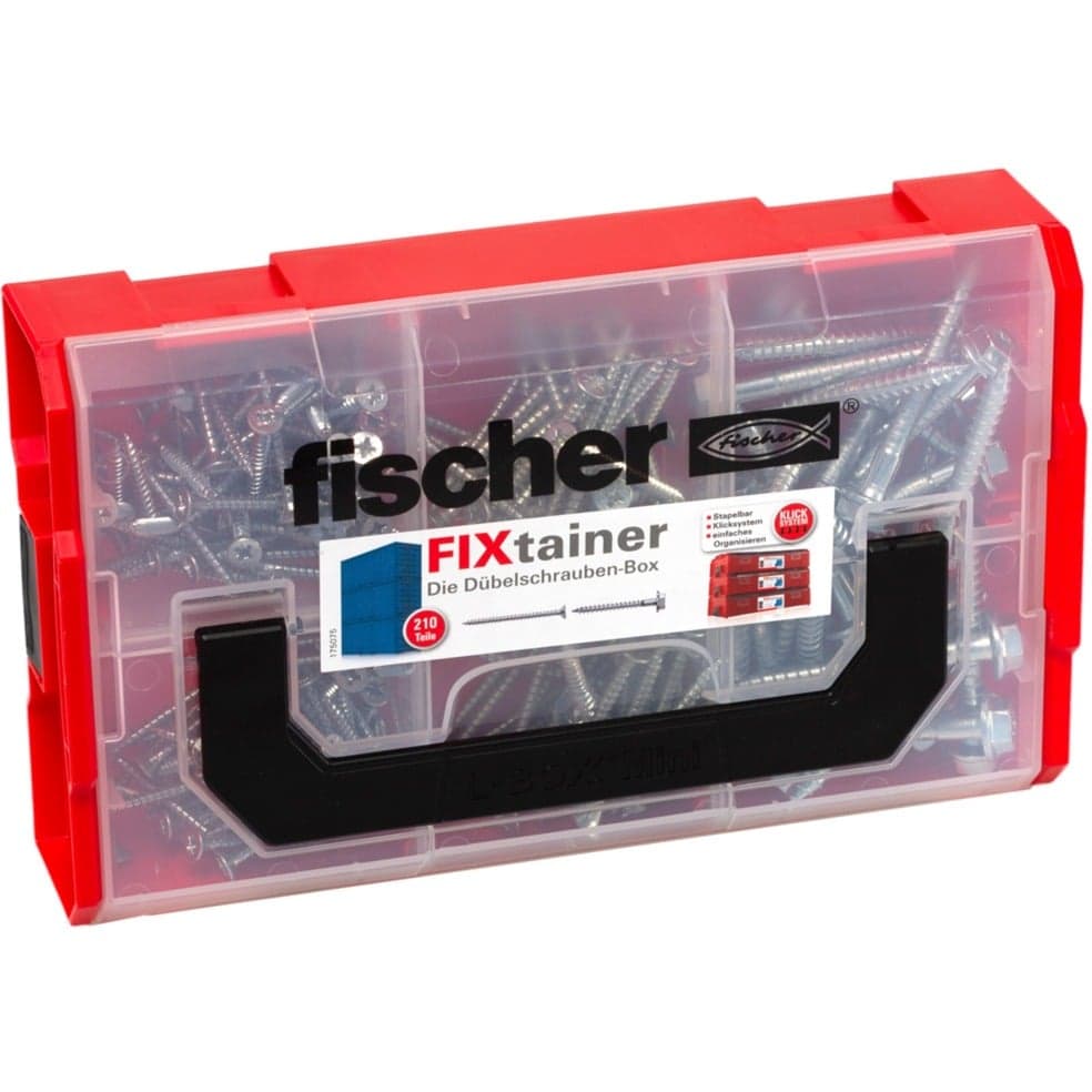 FixTainer Dübelschrauben, Schrauben-Set – Bild 1