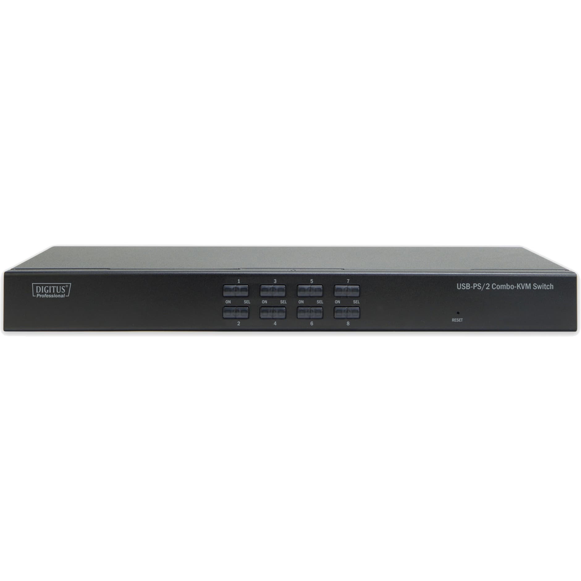 KVM Switch USB/PS2 8port, KVM-Switch – Bild 1