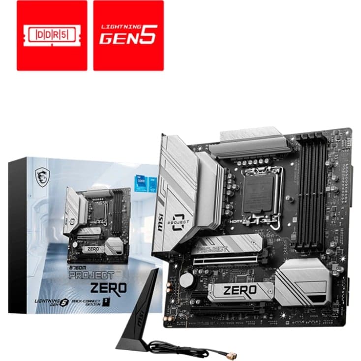 B760M PROJECT ZERO, Mainboard – Bild 1