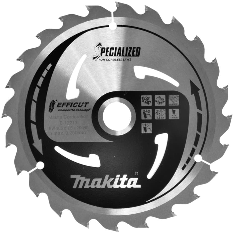 Kreissägeblatt EFFICUT E-12217, Ø 165mm, 24Z – Bild 1