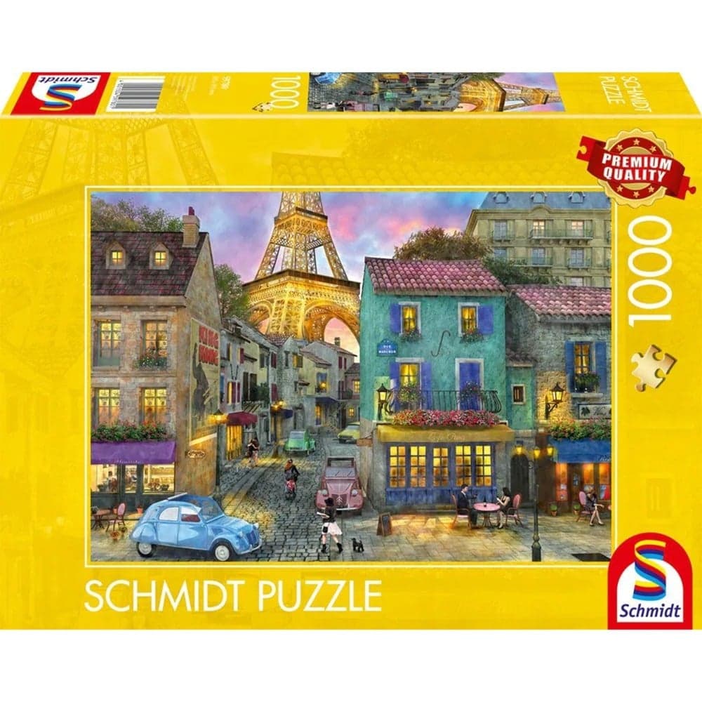 In den Straßen von Paris, Puzzle – Bild 1