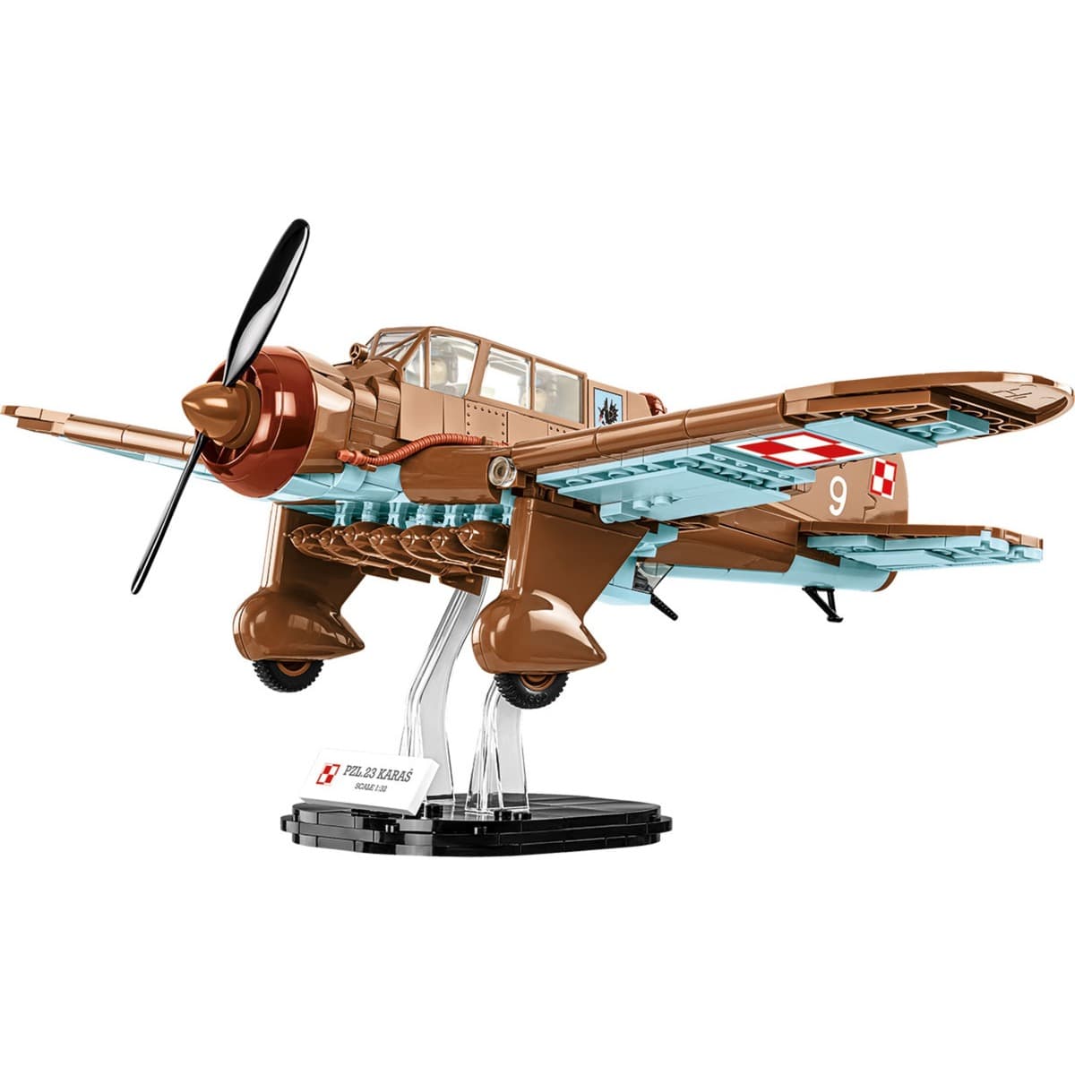 PZL.23 Karaś, Konstruktionsspielzeug – Bild 1
