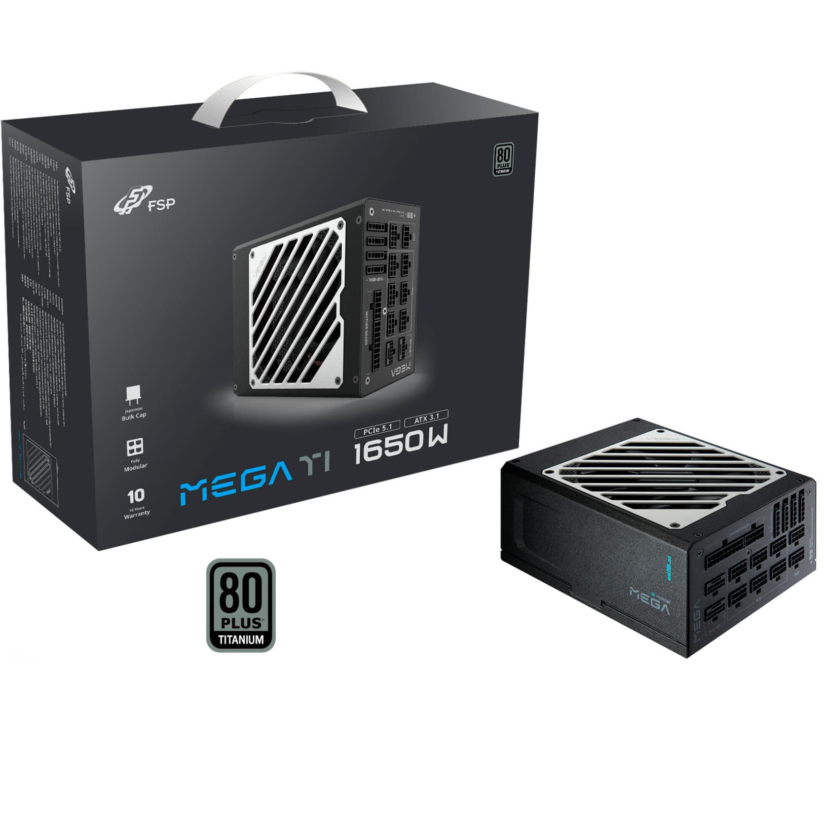 MEGA TI 1650W, PC-Netzteil – Bild 1