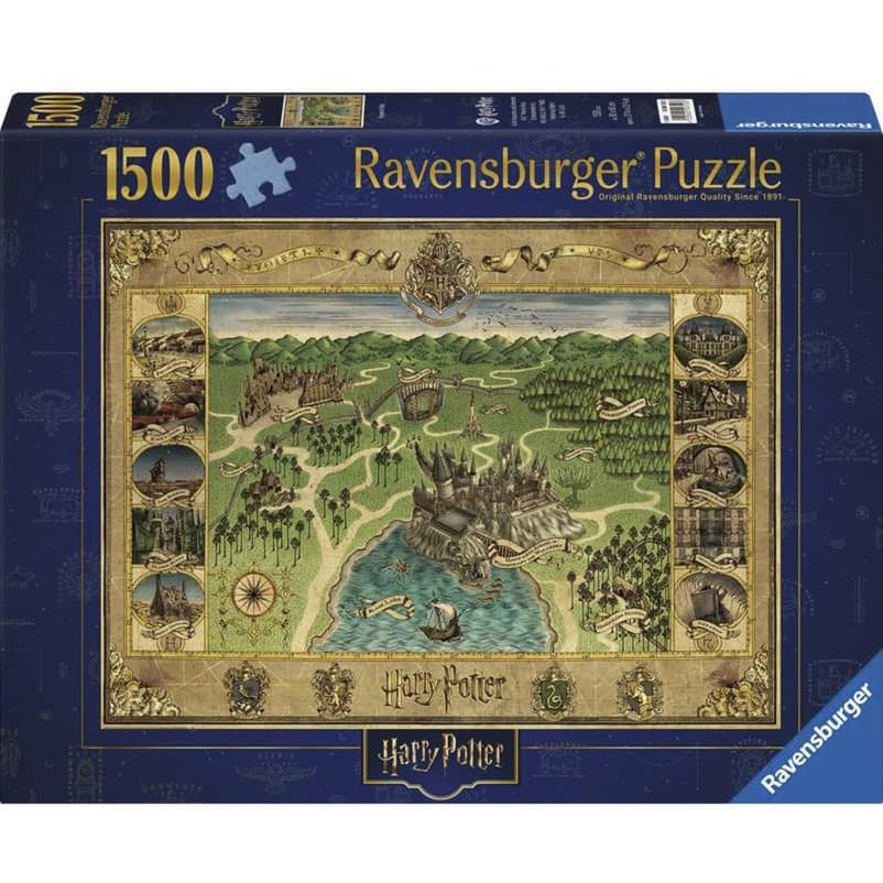Puzzle Hogwarts Karte – Bild 1