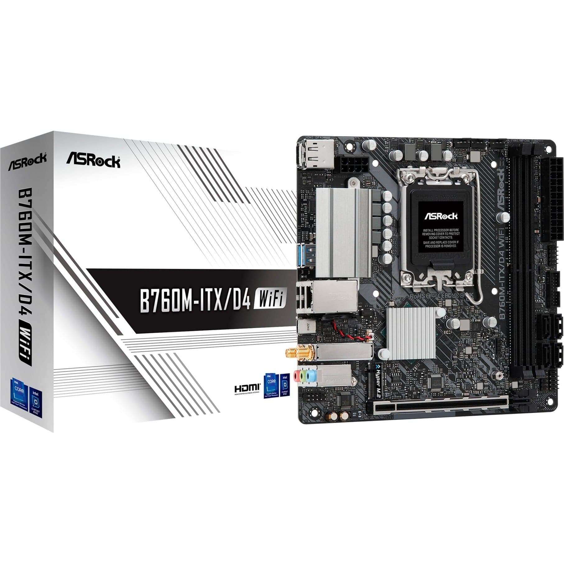 B760M-ITX/D4 WIFI, Mainboard – Bild 1