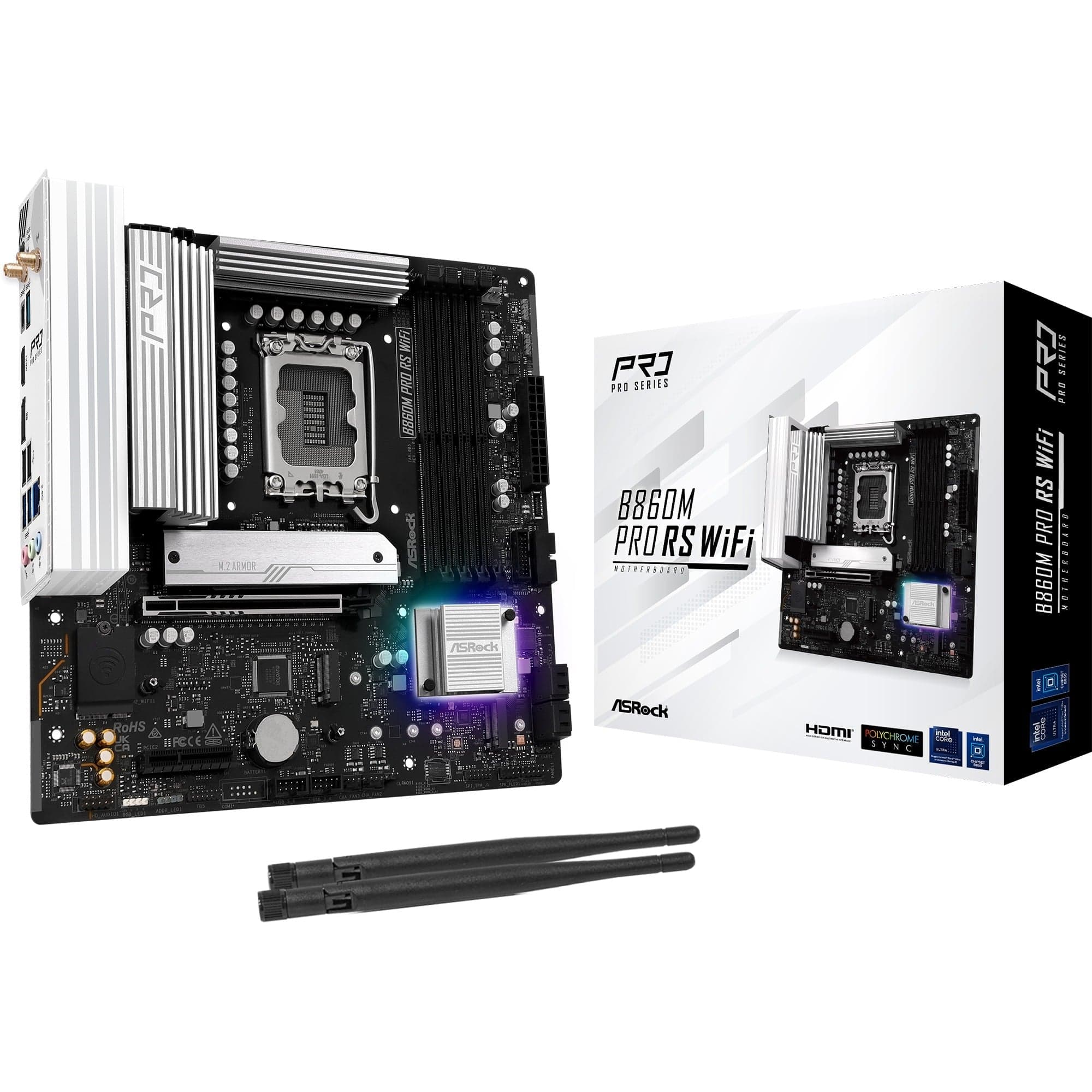 B860M Pro RS WiFi, Mainboard – Bild 1