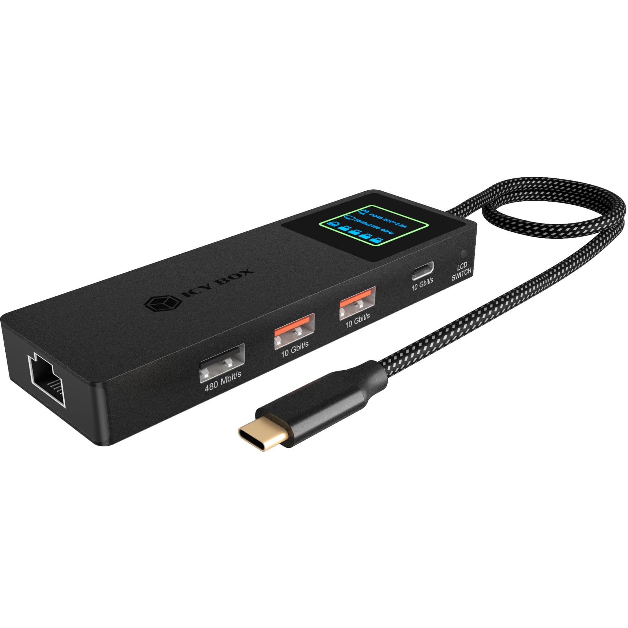 IB-DK4038-LCD, Dockingstation – Bild 1
