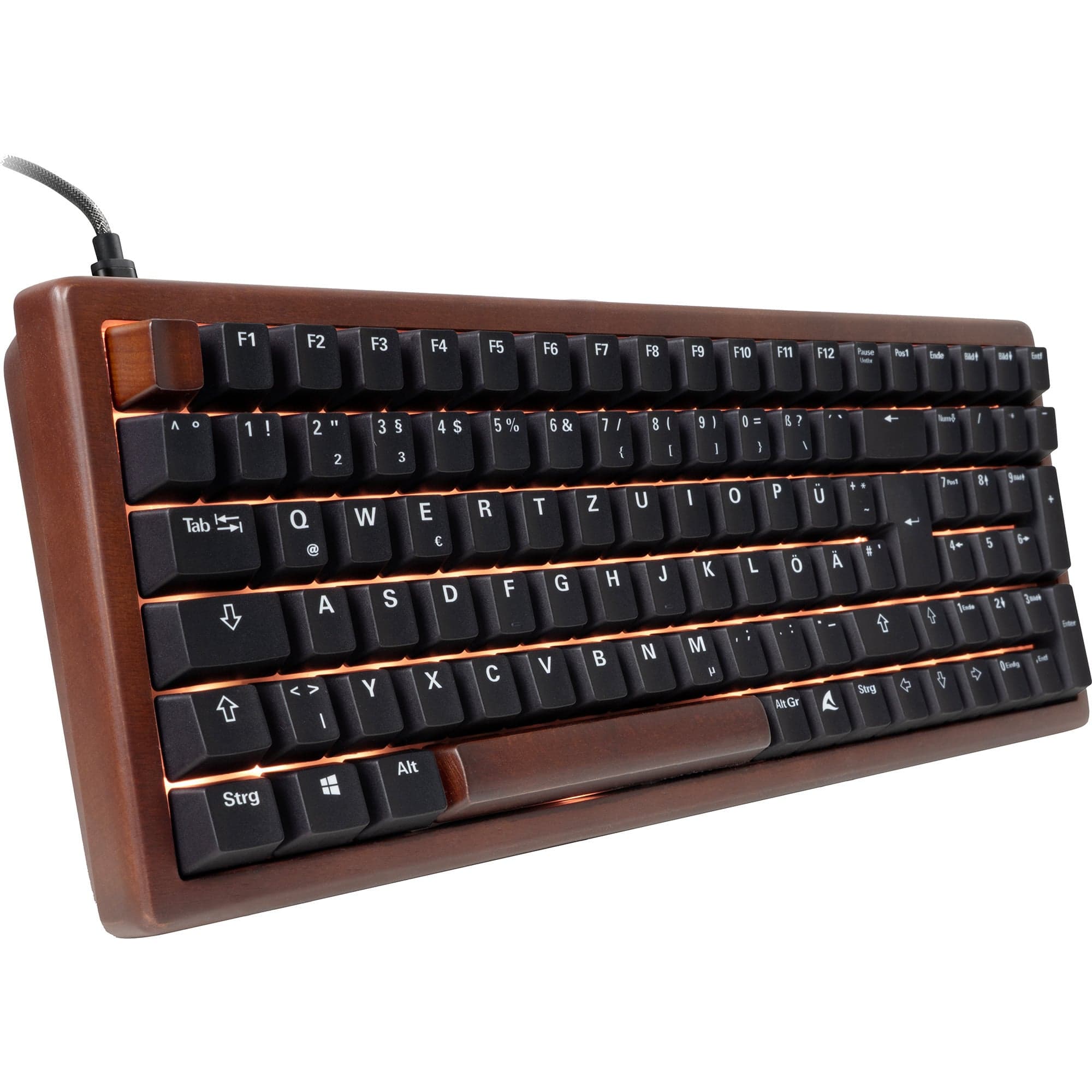 SKILLER SGK50 S2 Wood PBT, Gaming-Tastatur – Bild 1