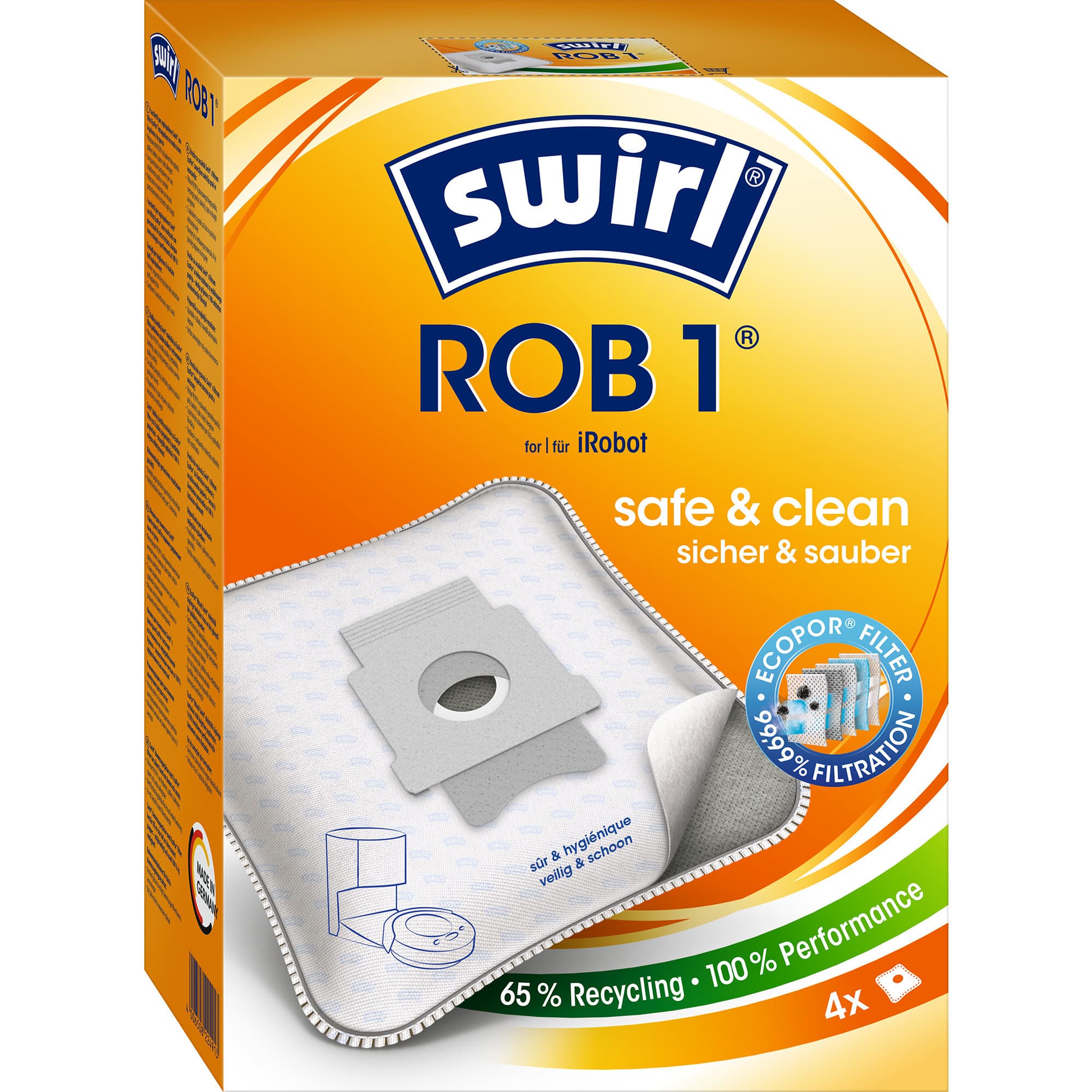 Staubsaugerbeutel ROB 1 EcoPor – Bild 1