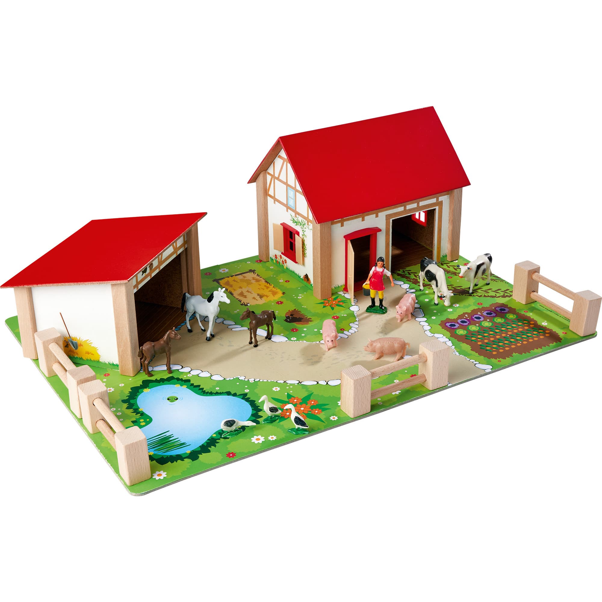 Bauernhof mit Zubehör, Spielfigur – Bild 1