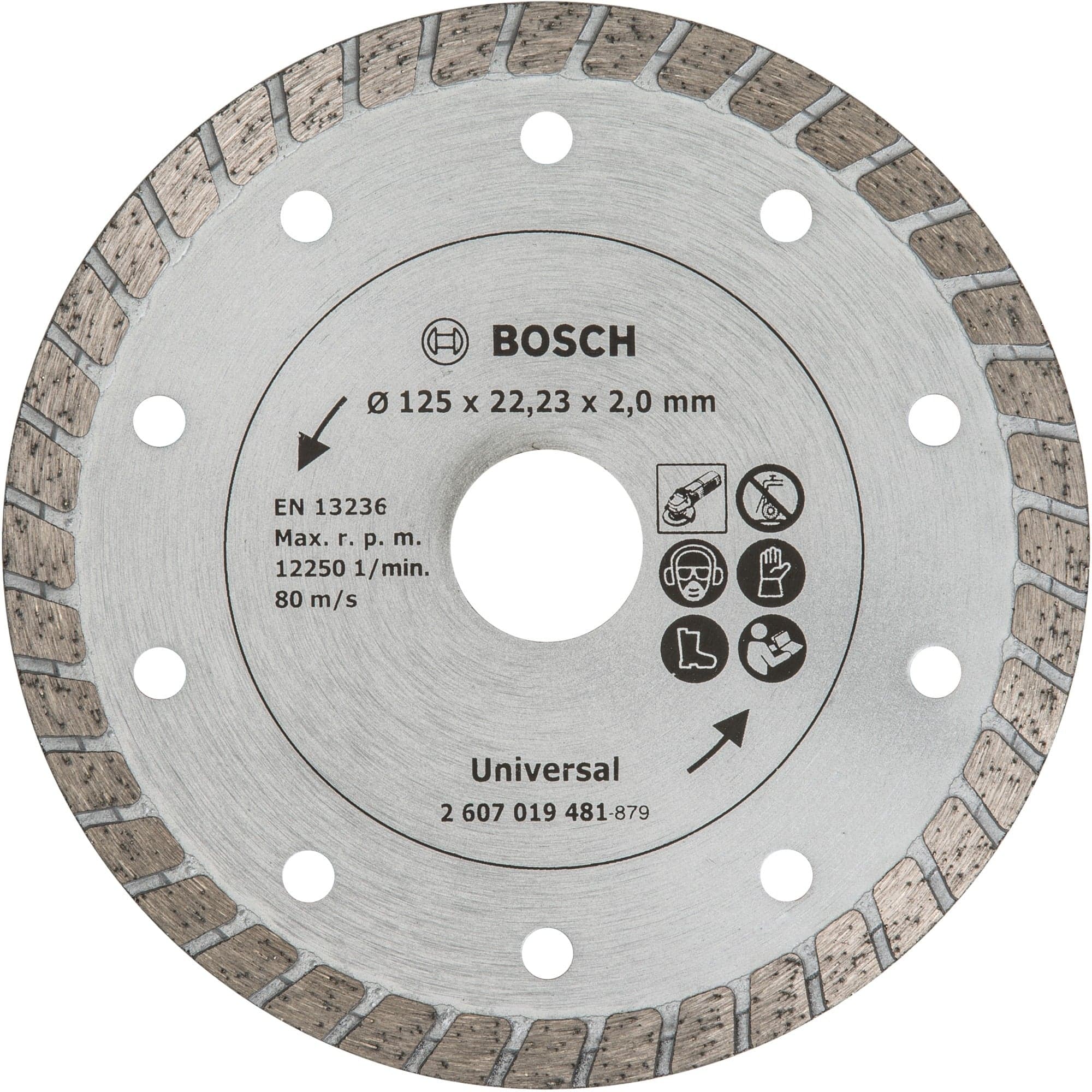 Diamanttrennscheibe Turbo, Ø 125mm – Bild 1